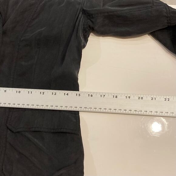 Vintage ESCADA SPORT Blazer Jacket 36~S SILK Black/Grey Pink-Embroidery-Peacock - Picture 13 of 16